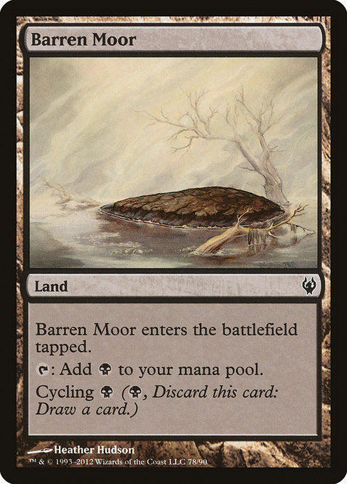 Barren Moor [Duel Decks: Izzet vs. Golgari] | Galactic Gamez