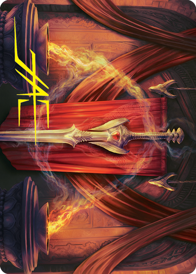 Ramosian Greatsword Art Card (Gold-Stamped Signature) [March of the Machine Art Series] | Galactic Gamez