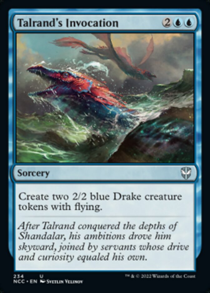 Talrand's Invocation [Streets of New Capenna Commander] | Galactic Gamez