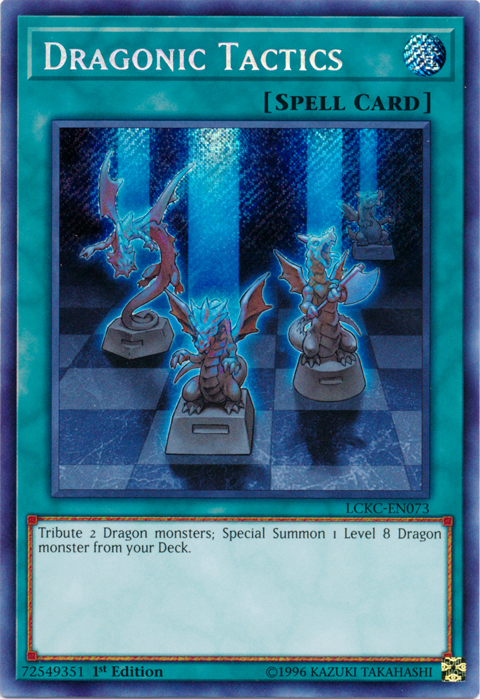 Dragonic Tactics [LCKC-EN073] Secret Rare | Galactic Gamez