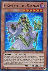 Gravekeeper's Shaman [LVAL-EN033] Super Rare | Galactic Gamez