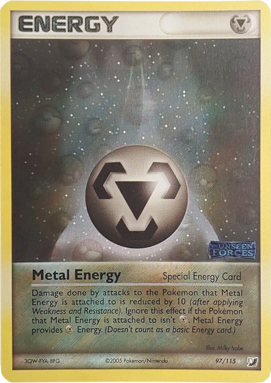Metal Energy (97/115) (Stamped) [EX: Unseen Forces] | Galactic Gamez
