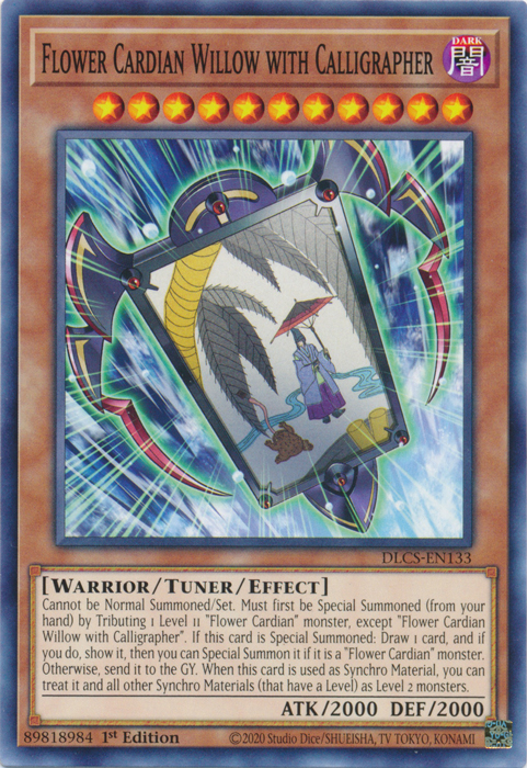 Flower Cardian Willow with Calligrapher [DLCS-EN133] Common | Galactic Gamez