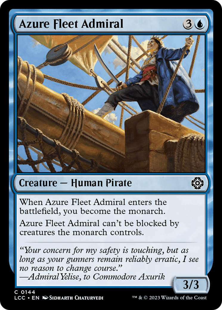 Azure Fleet Admiral [The Lost Caverns of Ixalan Commander] | Galactic Gamez