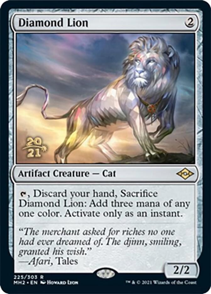 Diamond Lion [Modern Horizons 2 Prerelease Promos] | Galactic Gamez