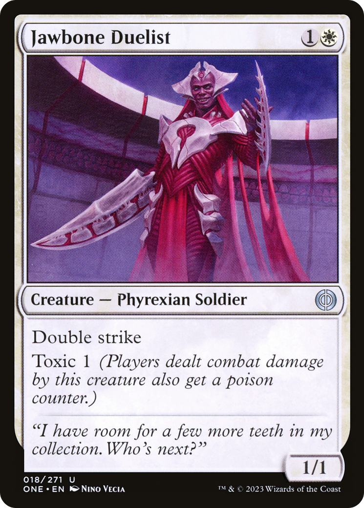 Jawbone Duelist [Phyrexia: All Will Be One] | Galactic Gamez