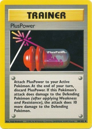 PlusPower (84/102) [Base Set Unlimited] | Galactic Gamez