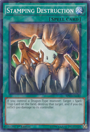 Stamping Destruction (Shatterfoil) [BP03-EN142] Common | Galactic Gamez