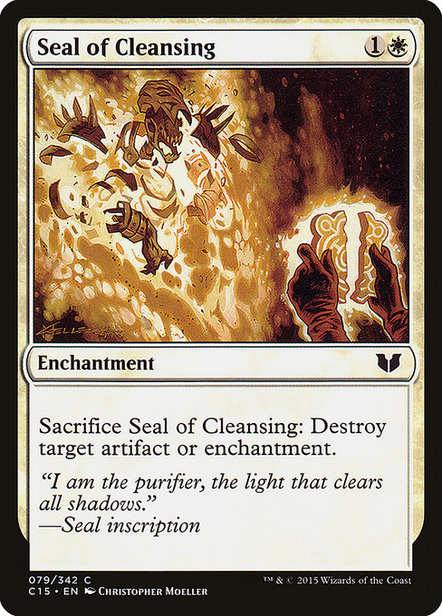 Seal of Cleansing [Commander 2015] | Galactic Gamez