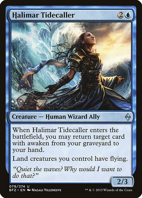 Halimar Tidecaller [Battle for Zendikar] | Galactic Gamez