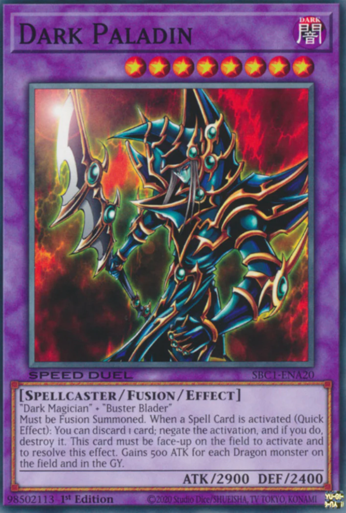 Dark Paladin [SBC1-ENA20] Common | Galactic Gamez
