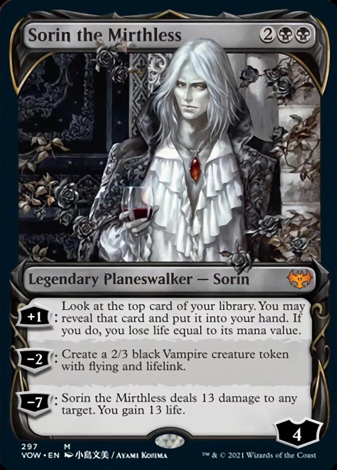 Sorin the Mirthless (Showcase Fang Frame) [Innistrad: Crimson Vow] | Galactic Gamez