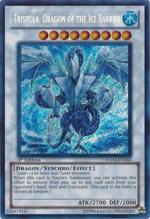 Trishula, Dragon of the Ice Barrier [HA04-EN060] Secret Rare | Galactic Gamez