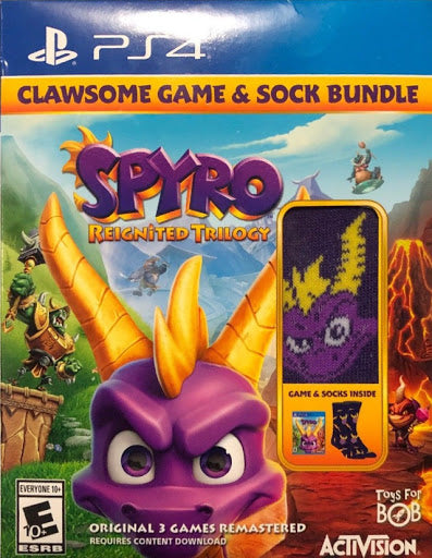 Spyro Reignited Trilogy [Sock Bundle] - Playstation 4 | Galactic Gamez