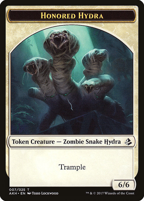 Honored Hydra Token [Amonkhet Tokens] | Galactic Gamez
