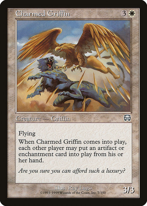 Charmed Griffin [Mercadian Masques] | Galactic Gamez