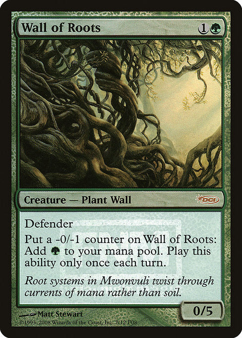 Wall of Roots [Friday Night Magic 2008] | Galactic Gamez