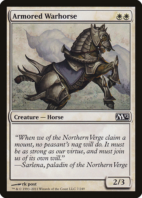 Armored Warhorse [Magic 2012] | Galactic Gamez