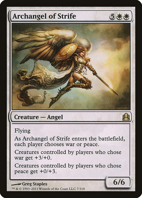 Archangel of Strife [Commander 2011] | Galactic Gamez