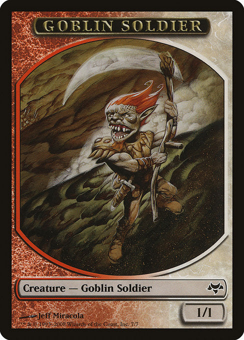 Goblin Soldier [Eventide Tokens] | Galactic Gamez