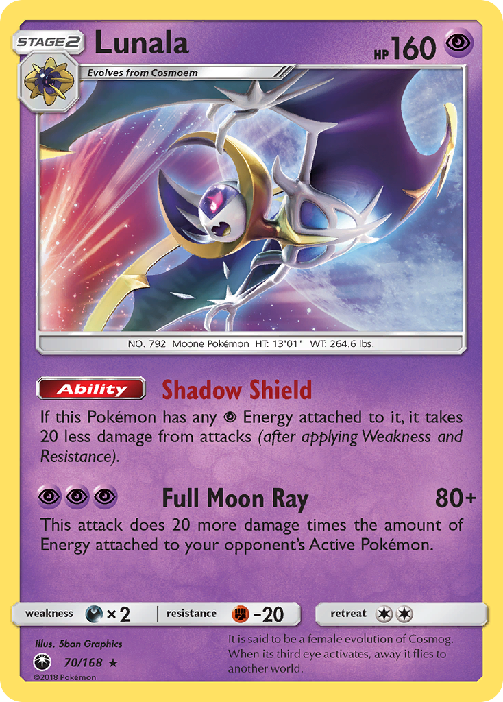 Lunala (70/168) [Sun & Moon: Celestial Storm] | Galactic Gamez