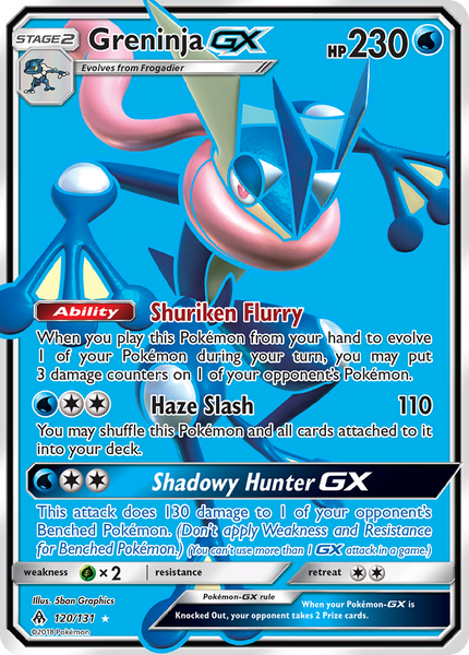 pokemon cards greninja gx Greninja GX SM Black Star Promos | Pokmon