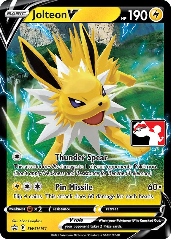 Jolteon V (SWSH151) [Prize Pack Series One] | Galactic Gamez