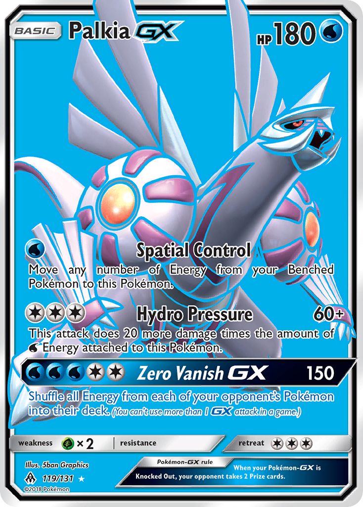 Palkia GX (119/131) [Sun & Moon: Forbidden Light] | Galactic Gamez