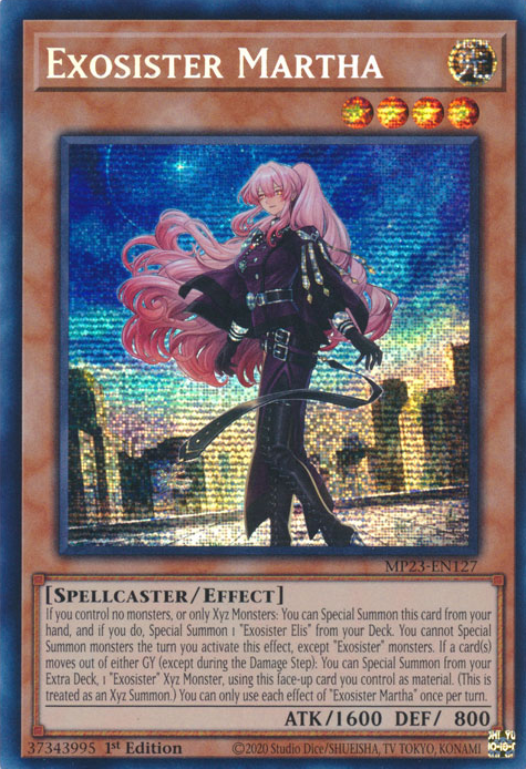 Exosister Martha [MP23-EN127] Prismatic Secret Rare | Galactic Gamez