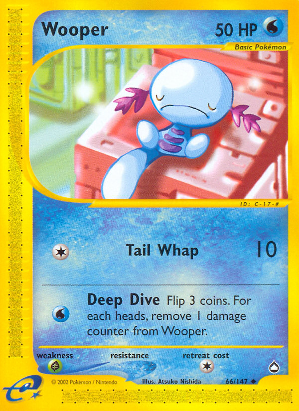 Wooper (66/147) [Aquapolis] | Galactic Gamez