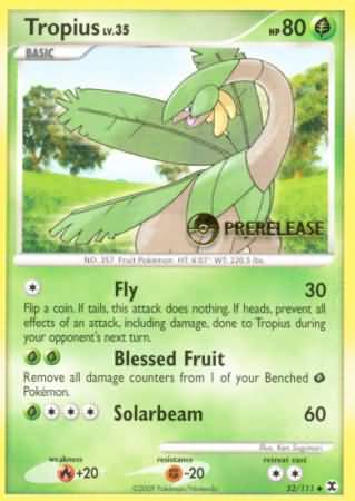 Tropius (52/111) (Prerelease Promo) [Nintendo: Black Star Promos] | Galactic Gamez