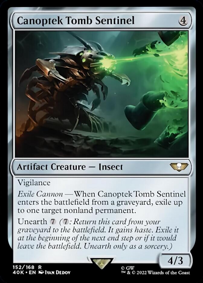 Canoptek Tomb Sentinel (Surge Foil) [Universes Beyond: Warhammer 40,000] | Galactic Gamez