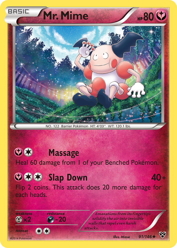 Mr. Mime (91/146) [XY: Base Set] | Galactic Gamez