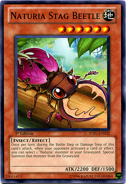 Naturia Stag Beetle [STBL-EN032] Common | Galactic Gamez