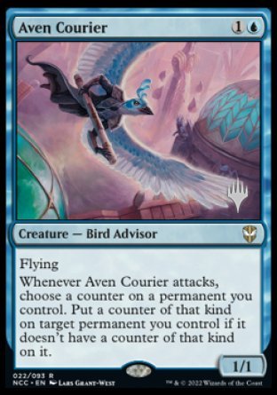 Aven Courier (Promo Pack) [Streets of New Capenna Commander Promos] | Galactic Gamez