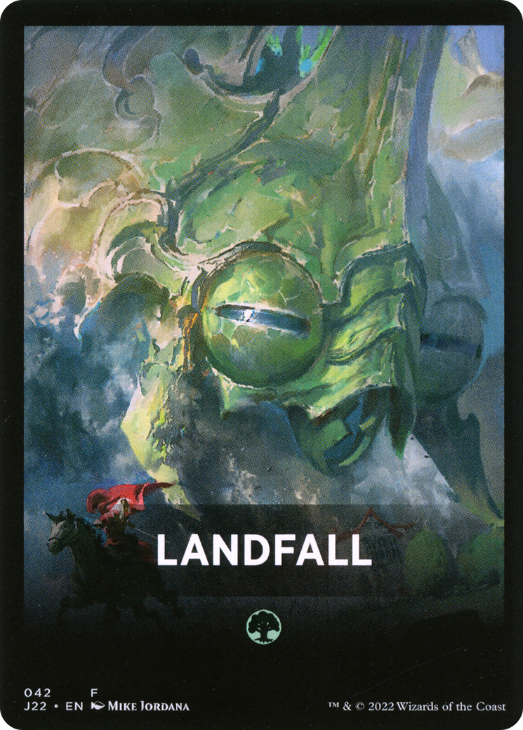 Landfall Theme Card [Jumpstart 2022 Front Cards] | Galactic Gamez