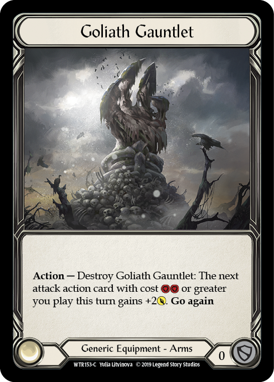 Goliath Gauntlet [WTR153-C] Alpha Print Cold Foil | Galactic Gamez