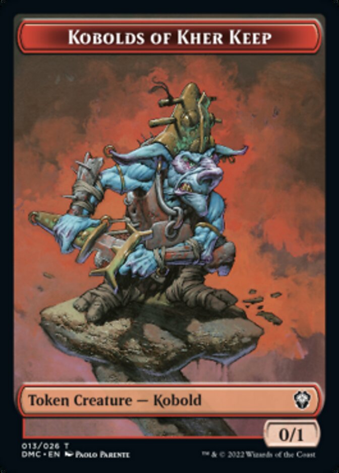 Phyrexian // Kobolds of Kher Keep Double-sided Token [Dominaria United Tokens] | Galactic Gamez