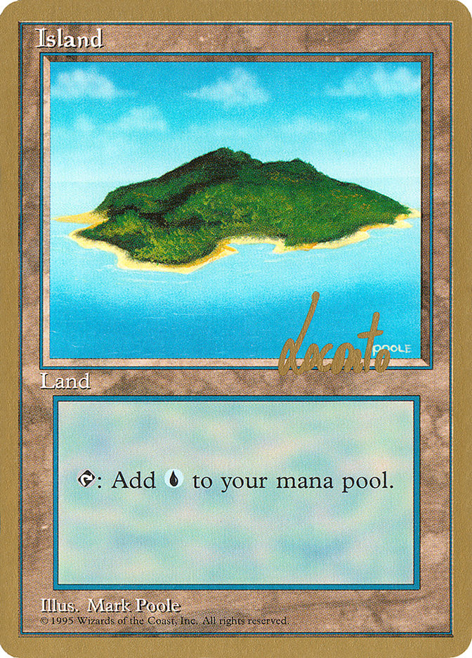 Island (ml367) (Michael Loconto) [Pro Tour Collector Set] | Galactic Gamez