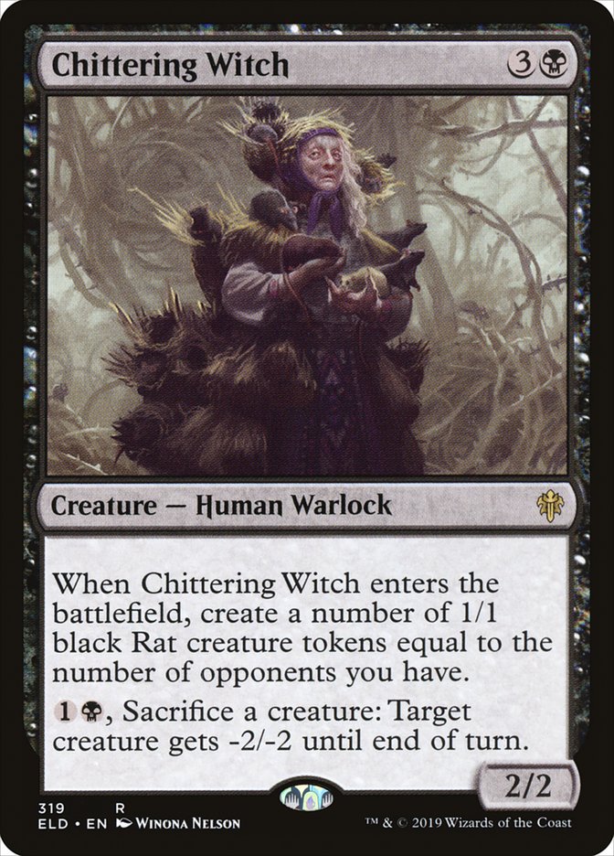 Chittering Witch [Throne of Eldraine] | Galactic Gamez