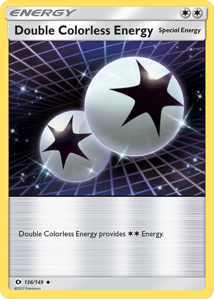 Double Colorless Energy (136/149) [Sun & Moon: Base Set] | Galactic Gamez