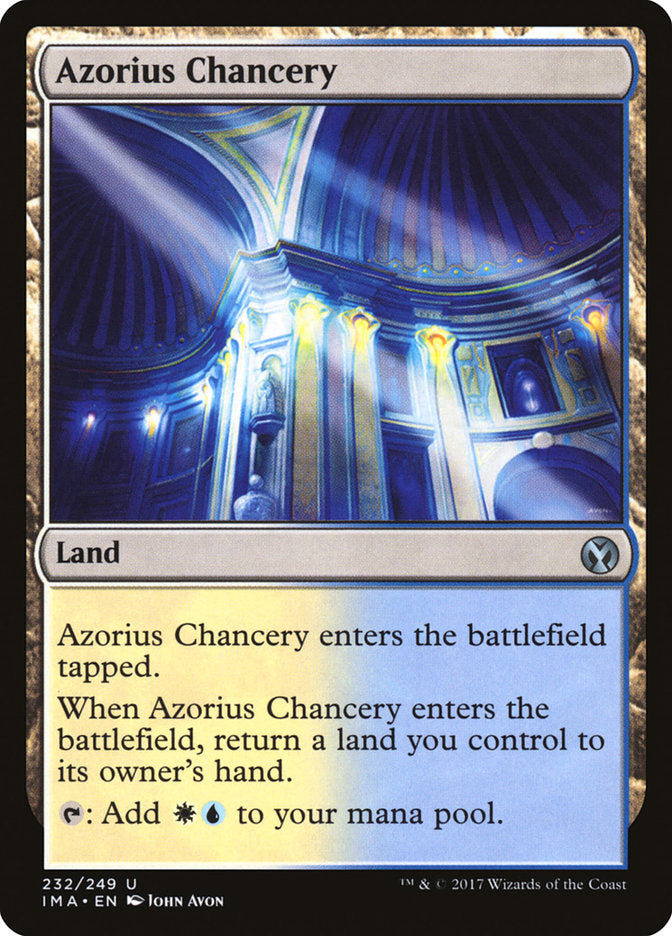 Azorius Chancery [Iconic Masters] | Galactic Gamez