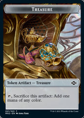 Bird Token // Treasure Token (21) [Modern Horizons 2 Tokens] | Galactic Gamez