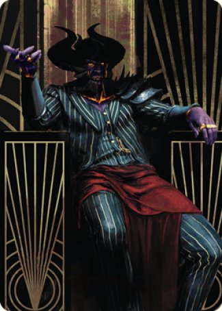 Ob Nixilis, the Adversary 2 Art Card [Streets of New Capenna Art Series] | Galactic Gamez