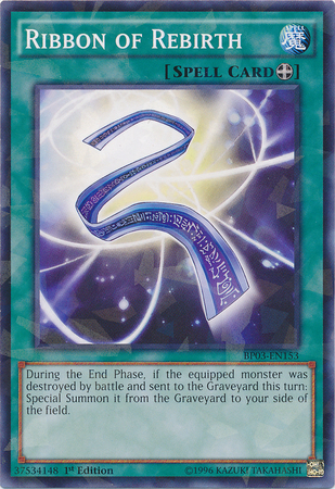 Ribbon of Rebirth (Shatterfoil) [BP03-EN153] Common | Galactic Gamez