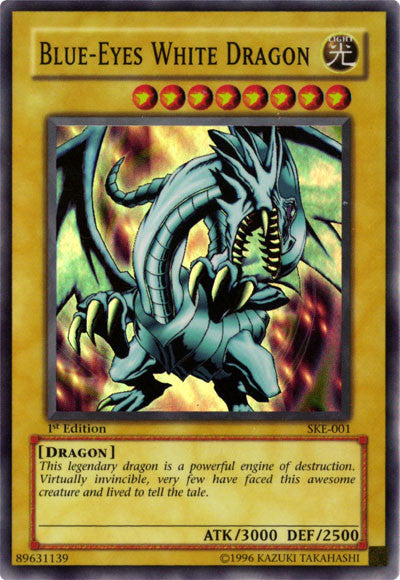 Blue-Eyes White Dragon [SKE-001] Super Rare | Galactic Gamez