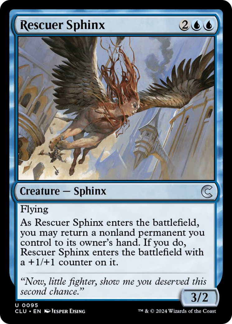 Rescuer Sphinx [Ravnica: Clue Edition] | Galactic Gamez