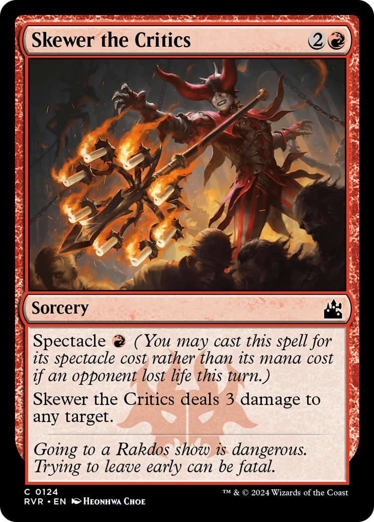 Skewer the Critics [Ravnica Remastered] | Galactic Gamez