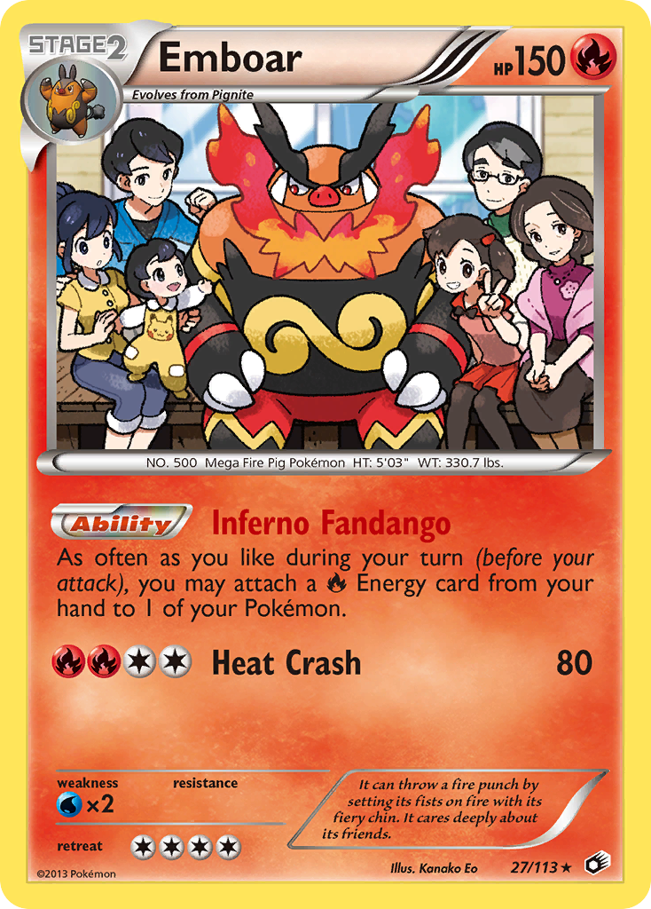 Emboar (27/113) [Black & White: Legendary Treasures] | Galactic Gamez