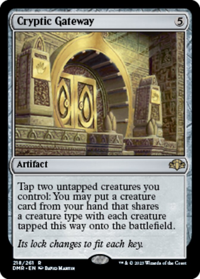 Cryptic Gateway [Dominaria Remastered] | Galactic Gamez